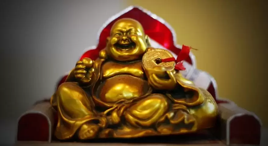 Amuleta norocoasă - Buddha care râde